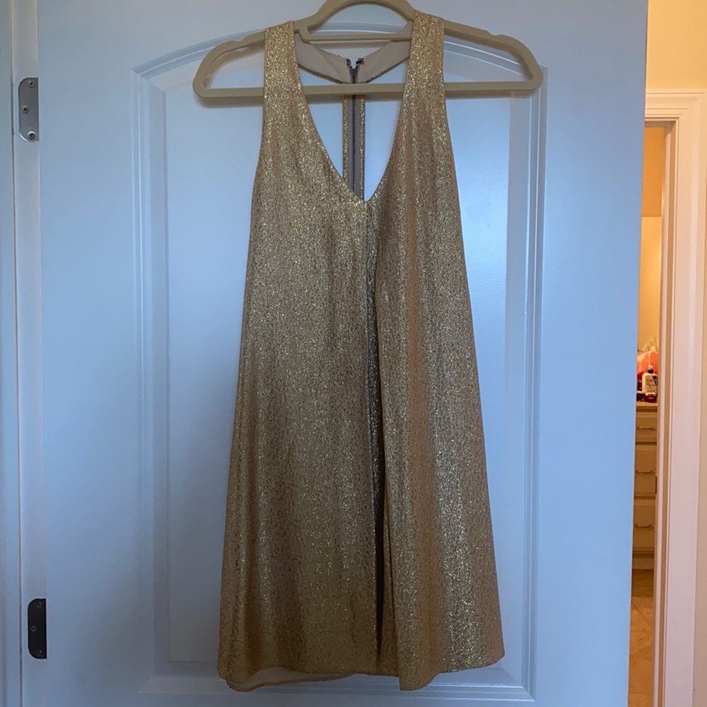 Alice + Olivia Gold Dress